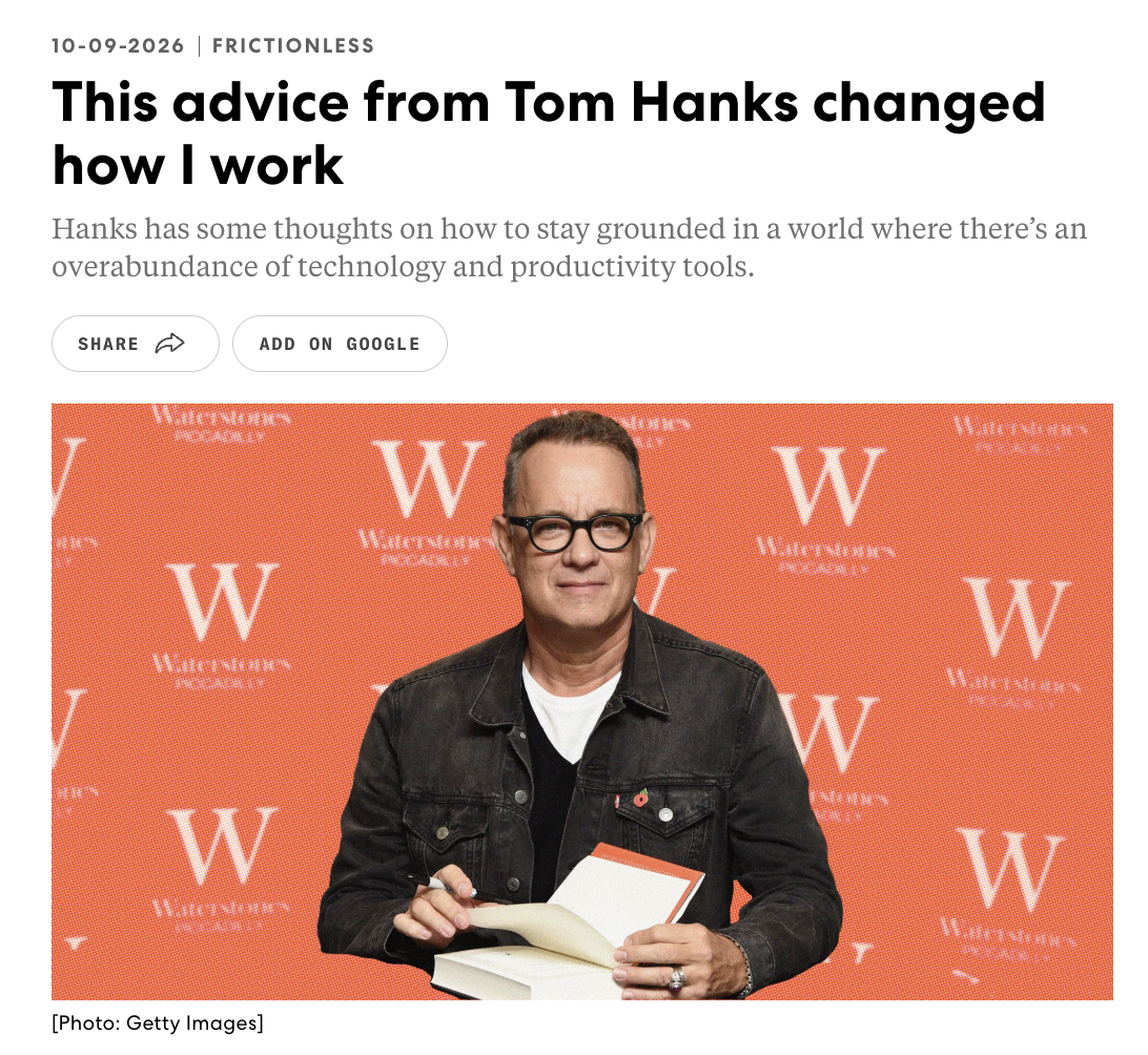 Fast Company article screenshot