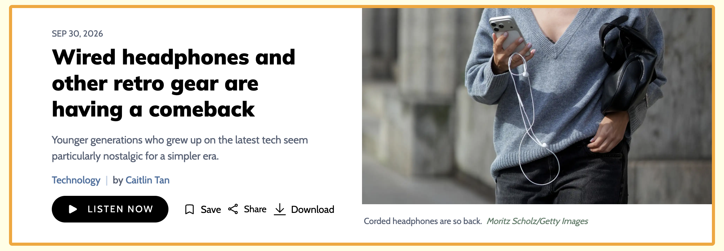 Marketplace article screenshot