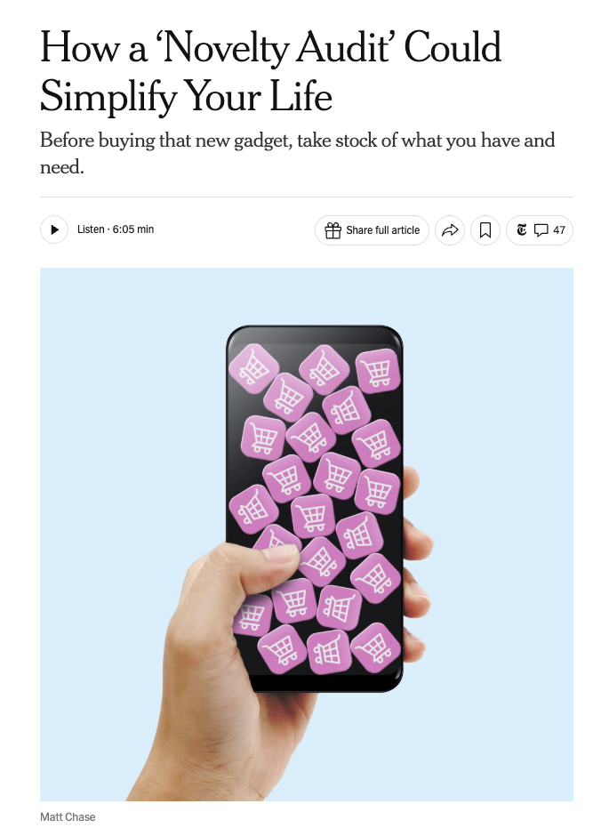 New York Times article screenshot